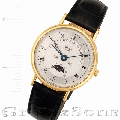 Breguet 3787/BA-IE/986 Perpetual Calendar Automatic Male 18k yellow gold Replica Watches