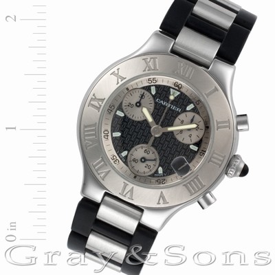 Cartier W10125U2 Chronoscaph 21 Quartz Male Stainless Steel Replica Watches