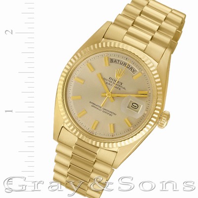 Rolex 1803 Day-Date Automatic Male 18k yellow gold Replica Watches