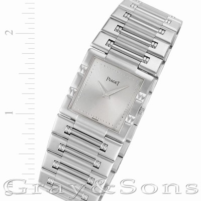 Piaget 80317K81 Dancer Quartz Male 18k White Gold Replica Watches
