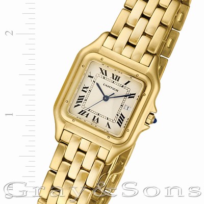Cartier Cartier 1366 Panthere Quartz Male 18k yellow gold Replica Watches