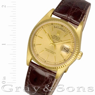 Rolex 18038 Day-Date Automatic Male 18k yellow gold Replica Watches