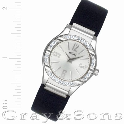 Piaget G0A31141 Polo Quartz Female 18k White Gold Replica Watches