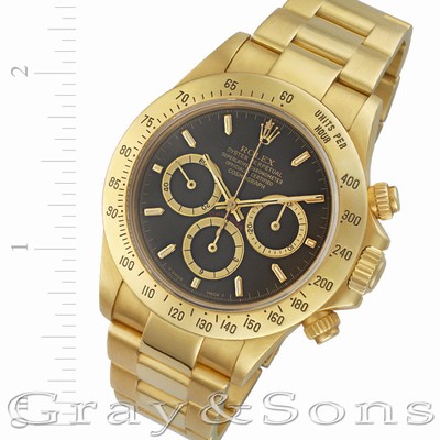 Rolex 16528 Daytona Automatic Male 18k yellow gold Replica Watches