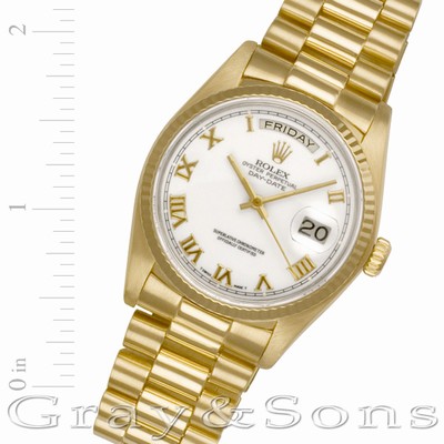 Rolex 18038 Day-Date Automatic Male 18k yellow gold Replica Watches