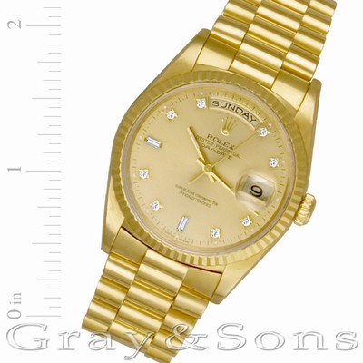 Rolex 18238 Day-Date Automatic Male 18k yellow gold Replica Watches