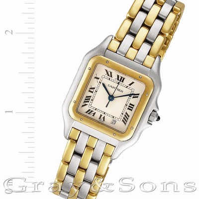 Cartier W25028B Panthere Quartz Male Stainless Steel Replica Watches