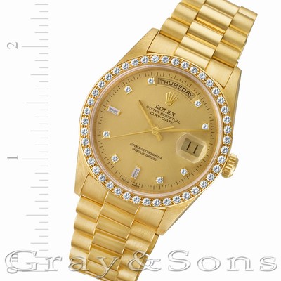 Rolex 18238 Day-Date Automatic Male 18k yellow gold Replica Watches
