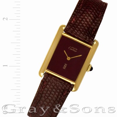 Cartier Cartier 1790 Tank Manual Male plaque Replica Watches
