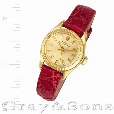 Rolex 6716 Oyster Perpetual Automatic Female 18k yellow gold Replica Watches