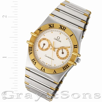 Omega Omega 4025 Constellation Quartz Male Stainless Steel Replica Watches