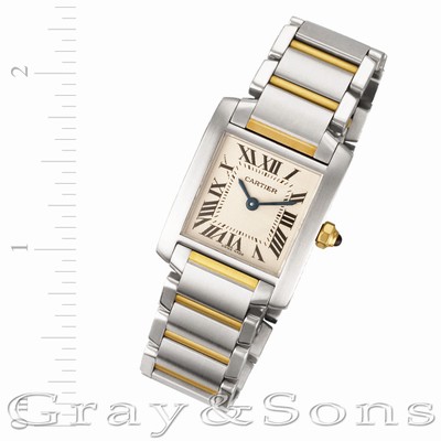 Cartier W51007Q4 Tank Francaise Quartz Female Stainless Steel Replica Watches
