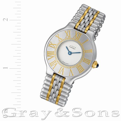 Cartier 125000P Must de Quartz Female Stainless Steel Replica Watches