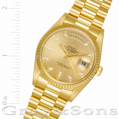 Rolex 18238 Day-Date Automatic Male 18k yellow gold Replica Watches