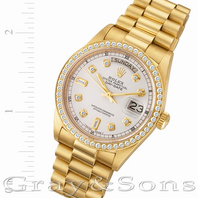 Rolex 18038 Day-Date Automatic Male 18k yellow gold Replica Watches