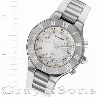 Cartier W10184U2 Chronoscaph 21 Quartz Male Stainless Steel Replica Watches