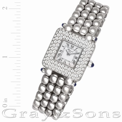 Chopard 10/6115-23 Classic Quartz Female 18k White Gold Replica Watches