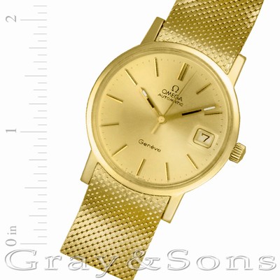 Omega Omega 4020 Classic Automatic Male 18k yellow gold Replica Watches