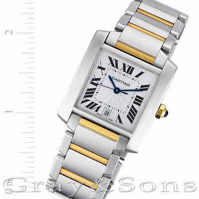 Cartier W51005Q4 Tank Francaise Automatic Male Stainless Steel Replica Watches