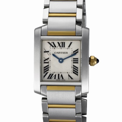 Cartier W51007Q4 Tank Francaise Quartz Female Stainless Steel Replica Watches