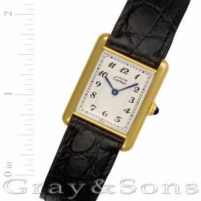 Cartier 22759 Tank Quartz Unisex Vermeil Replica Watches