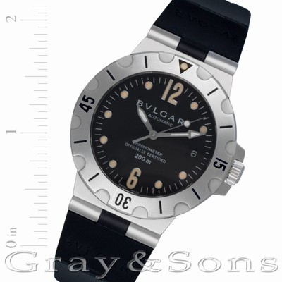 Bvlgari SD 38 S Scuba Automatic Male Stainless Steel Replica Watches