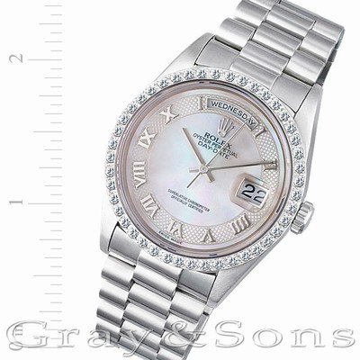 Rolex 18206 Day-Date Automatic Male Platinum Replica Watches