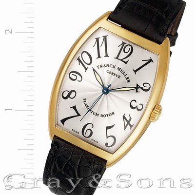 Franck Muller 6850 SC Curvex Automatic Male 18k yellow gold Replica Watches