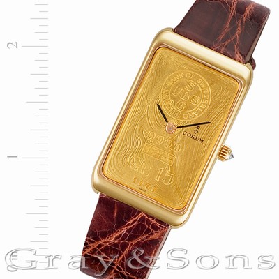 Corum 55400 Ingot Manual Male 18k yellow gold Replica Watches