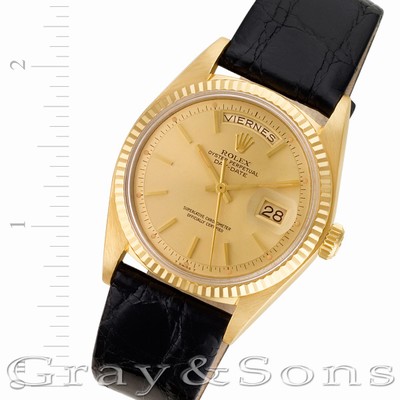 Rolex 1803 Day-Date Automatic Male 18k yellow gold Replica Watches