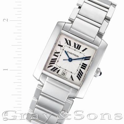 Cartier W51002Q3 Tank Francaise Automatic Male Stainless Steel Replica Watches