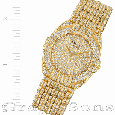 Chopard 33/2928 Gstaad Quartz Female 18k yellow gold Replica Watches
