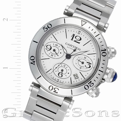 Cartier w31089m7 Pasha Seatimer Chrono Automatic Male Stainless Steel Replica Watches