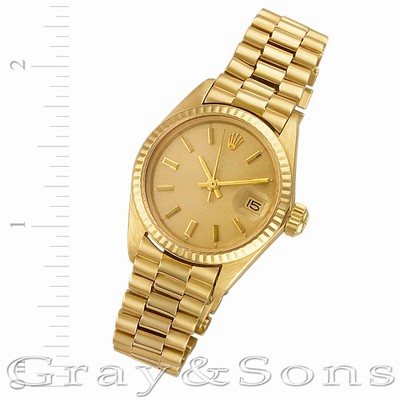 Rolex 6917 Datejust Automatic Female 18k yellow gold Replica Watches