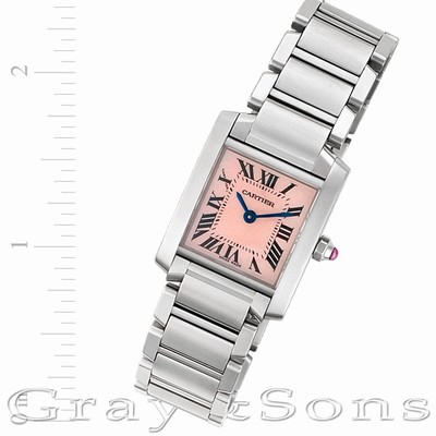 Cartier W51028Q3 Tank Francaise Quartz Female Stainless Steel Replica Watches