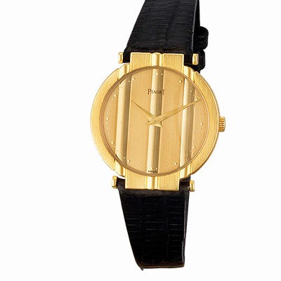 Piaget 8273 Polo Quartz Unisex 18k yellow gold Replica Watches