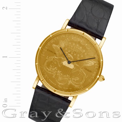Corum Corum 2913 Quartz Male 18k yellow gold Replica Watches