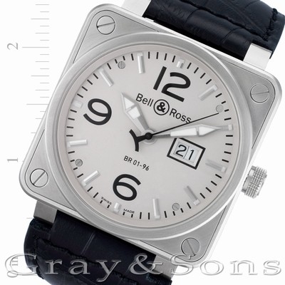 Bell & Ross BR0196-SL-ST Grande Date Automatic Male Stainless Steel Replica Watches