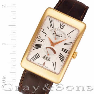 Piaget P10076 Black Tie Automatic Male 18k rose gold Replica Watches