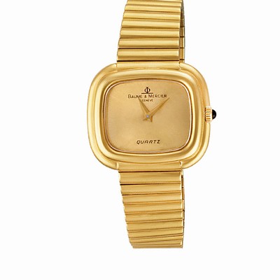Baume & Mercier 38328 Quartz Female 18k yellow gold Replica Watches