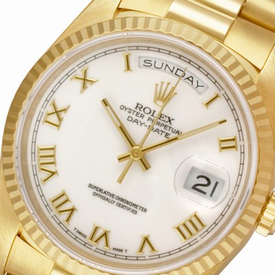 Rolex 18238 Day-Date Automatic Male 18k yellow gold Replica Watches