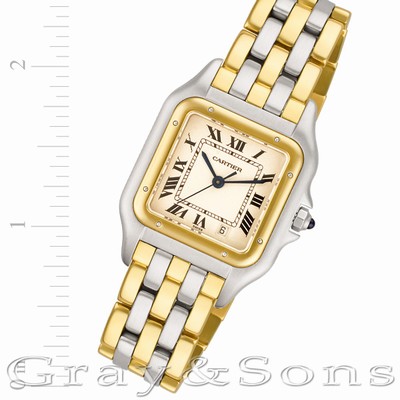 Cartier w25028b Panthere Quartz Male Stainless Steel Replica Watches