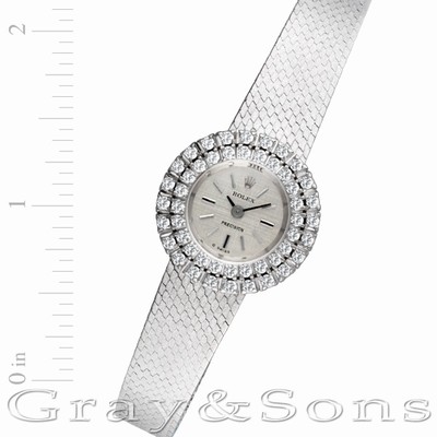 Rolex 2482/2604 Precision Manual Female 18k White Gold Replica Watches