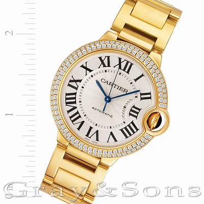 Cartier WE9005Z3 Ballon Bleu Automatic Unisex 18k yellow gold Replica Watches