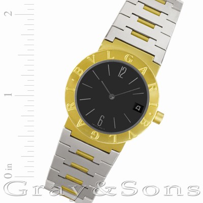 Bvlgari BB.30.GSD Bvlgari Quartz Unisex 18k yellow gold Replica Watches