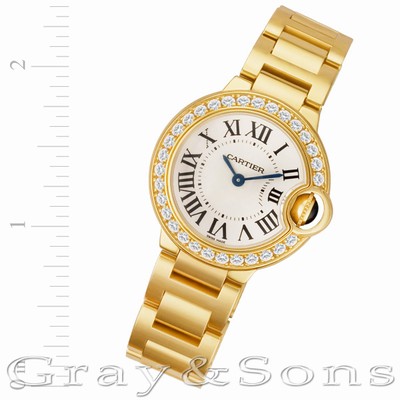 Cartier WE9001Z3 Ballon Bleu Quartz Female 18k yellow gold Replica Watches