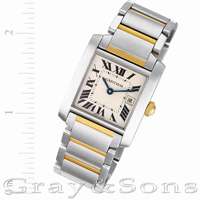Cartier W51012Q4 Tank Francaise Quartz Unisex Stainless Steel Replica Watches