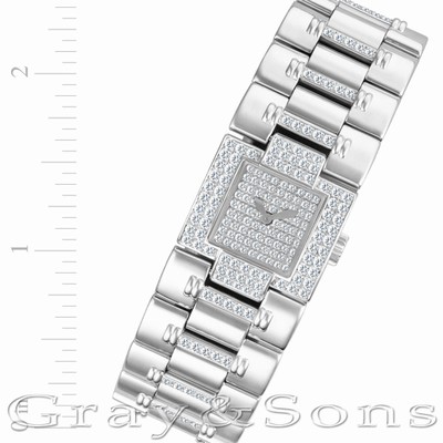 Piaget 50010 K83 Dancer Quartz Female 18k White Gold Replica Watches