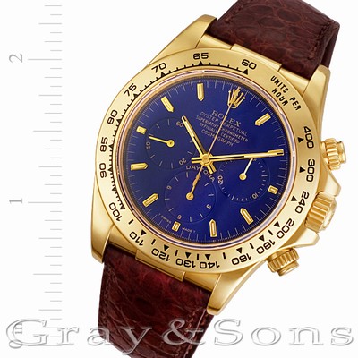 Rolex 16518 Daytona Automatic Male 18k yellow gold Replica Watches