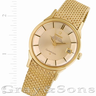 Omega 168005/6 sc Constellation Automatic Male 18k yellow gold Replica Watches